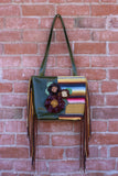 Leather & Serape Handbag