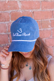 Denim & White Roper Hat