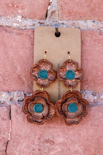 Double Flower Earrings