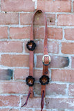 Leather Flower Headstall