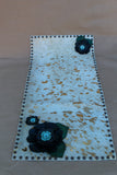 12 x 25 Cowhide Centerpiece