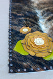 12 x 25 Cowhide Centerpiece