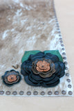 12 x 25 Cowhide Centerpiece