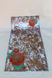 12 x 25 Cowhide Centerpiece